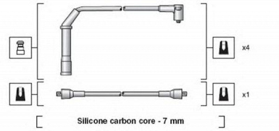MAGNETI MARELLI 941318111058 -  Комплект проводов зажигания